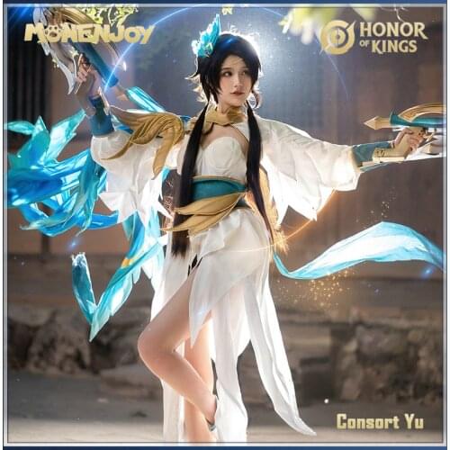 Monenjoy Honor of Kings Consort Yu Ji Cosplay Costumes Legend Skin Dress Cos Sets