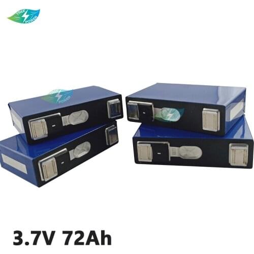 3pcs 3.7v lithium polymer battery 3.7v 72Ah high drain 350A discharge battery for DIY 12v 24v 36v electric car power tools