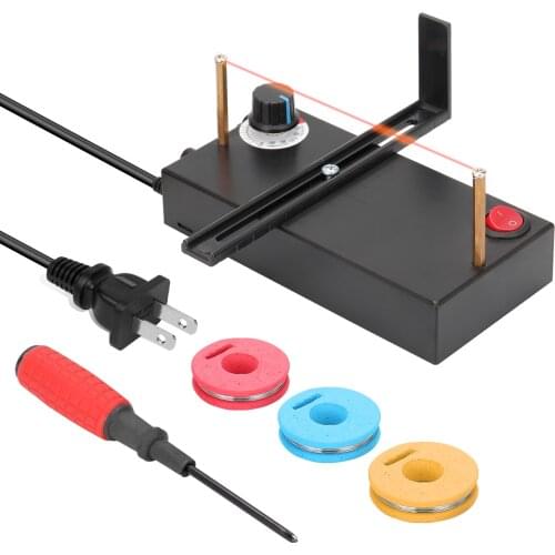 Small handmade ribbon hot cutting machine ribbon heating wire cutting machine DRQG50-B-100V-220V general purpose without fan