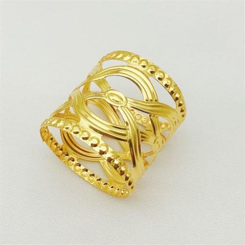 Metal hollow napkin ring table top decoration decoration used for western food banquet cocktail party holiday family party decor