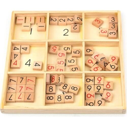 Multi-function Sudoku Chess Game Chess Childrens Intelligence Early Education Wooden Toys Parent-child Interactive Toys