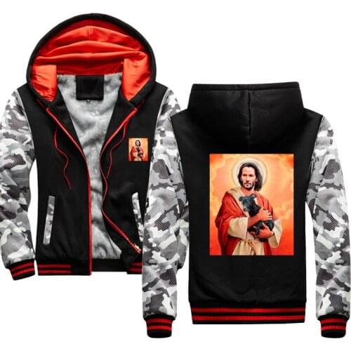 The Immortal Hoodies Men 2020 Winter Thick Mens Jacket Streetwear Vintage Outwear Warm Harajuku Clothing Male Tracksuit Hipster