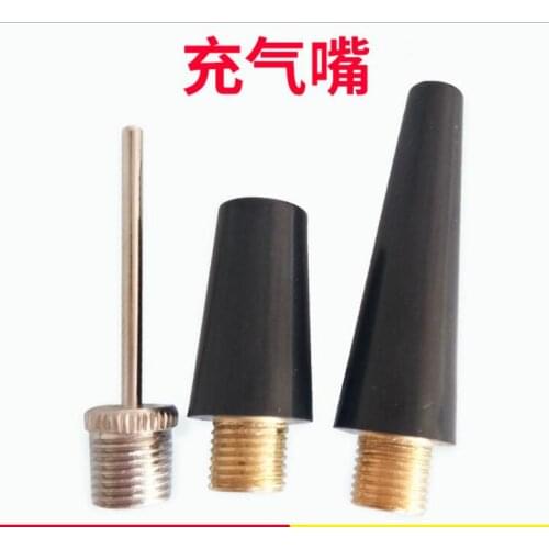 Whole Sale 500sets/lot Bike Pump Adaptor Kit 3 Pcs Football Pin Airbed Needle Valve Connectors Made from Metal and plastic HQ