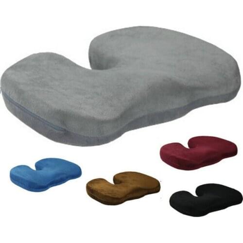Coccyx Orthopedic Memory Foam Seat Cushion for Chair Car Office home bottom seats Massage cushion