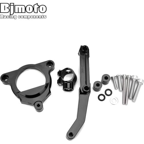 BJMOTO Motorcycle Steer Support For KAWASAKI Z800 2013-2016 Steering Stabilizem Motocross Damper Bracket Mount kit