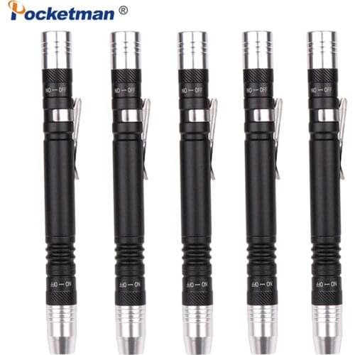 1/3/5 Packs Professional Medical Pen Light 2 in 1 UV Flashlight First Aid Mini Torch Handy Work Light for Doctor Nurse Diagnosis