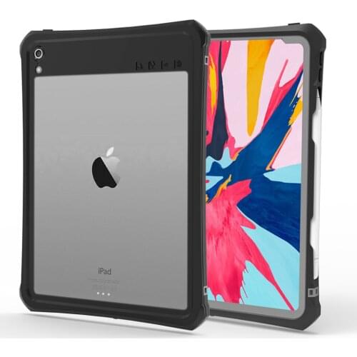 TPU+PC Dustproof Transparent Cover Waterproof Full Protective Case For iPad 9.7" 10.5 Air pro 10.5 11 Mini 5 4 Antifall Shell