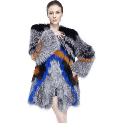 QIUSHAN Fashionable Fur Coats