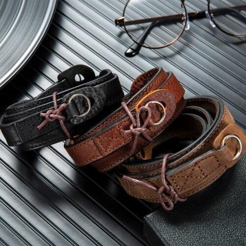 Genuine Leather Camera Strap Shoulder Belt For Fujifilm XE4 X100F X100V X100S X-Pro3 X-Pro2 XH1 XT4 XT3 XT2 XT30 XT20 XE3 GFX50R