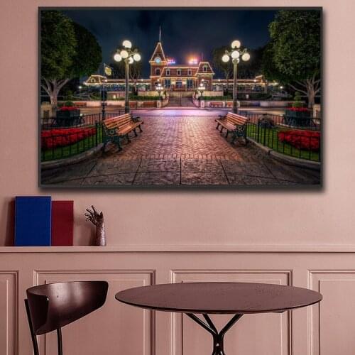Painting Christmas Night Modern Home Wall Art Picture Paint On Canvas For Home Decoration Art pictures