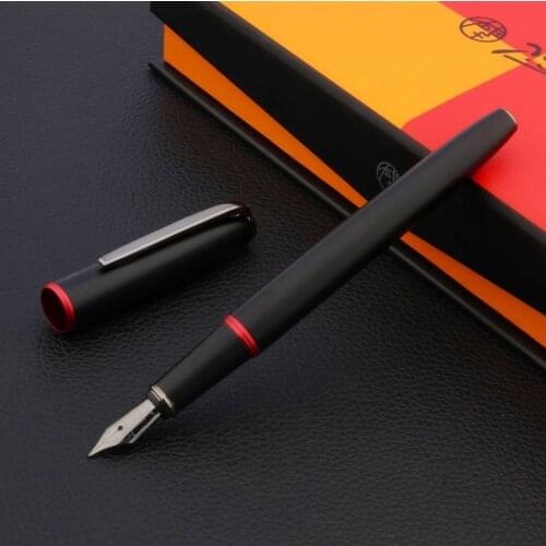 2020 NEW High quality pimio 916 calligraphy Fountain Pen box matte black red Titanium black INK NIB PEN Office school supplies