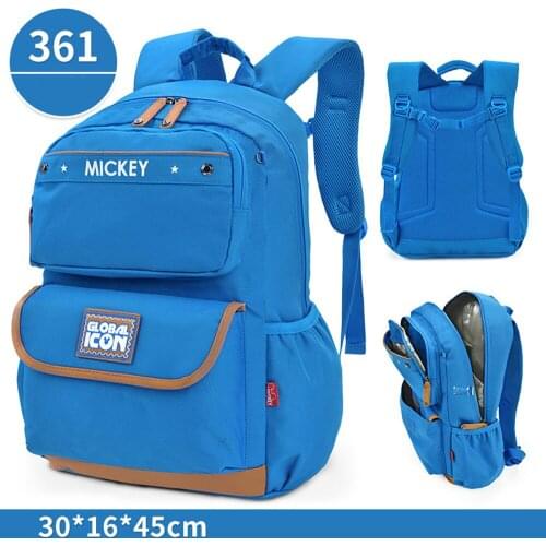 Disney Simplicity Large Waterproof Children School Bags For Kids Teenager Boys Girl Schoolbag Kids Bag Travel Backpack Mochila