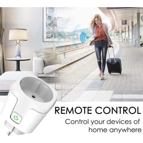 20A EU Plug Smart Timer Socket WIFI Wireless Remote Voice Control Plug Home Electrical Fire Retardant Smart Power Socket Sale