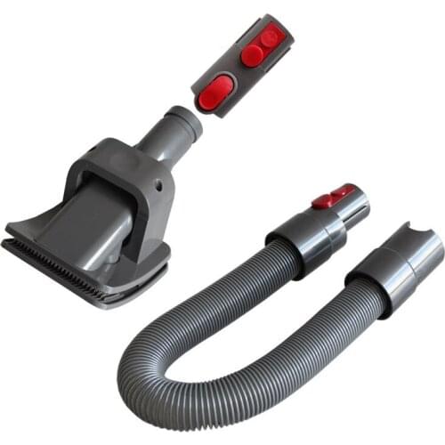 3Pcs Vacuum Cleaners Parts Replacement Parts Pet Cleaning Brush Adaptor Convertor Extension Hose For Dyson V7 V8 V10 V11