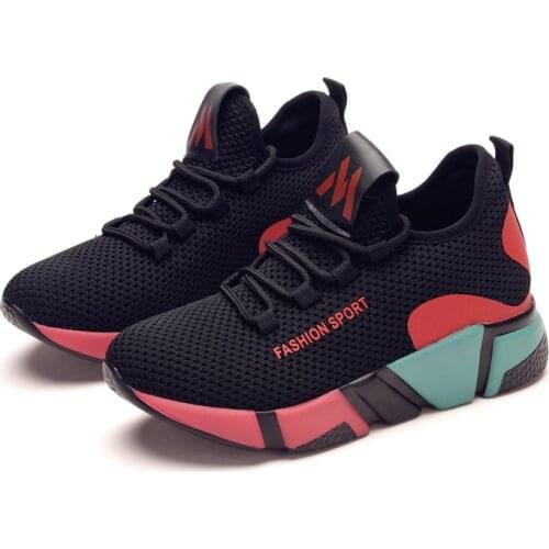 2021 Fabric Shoes Women Sport Casual Shoes Vulcanized Shoes Running Breathable Tenis Feminino Non-slip Athletic Shoes Sneakers
