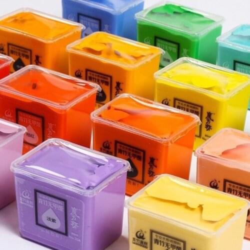 100ml Single Jelly Gouache Paint Rubiks Cube Cup Multi-color Optional Gouache Refill Packs Single Pack for Students
