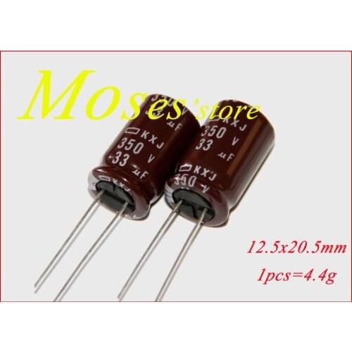 350v 33uf 100% Original new NCC Electrolytic Capacitor capacitance Radial 13x20mm 16x20mm