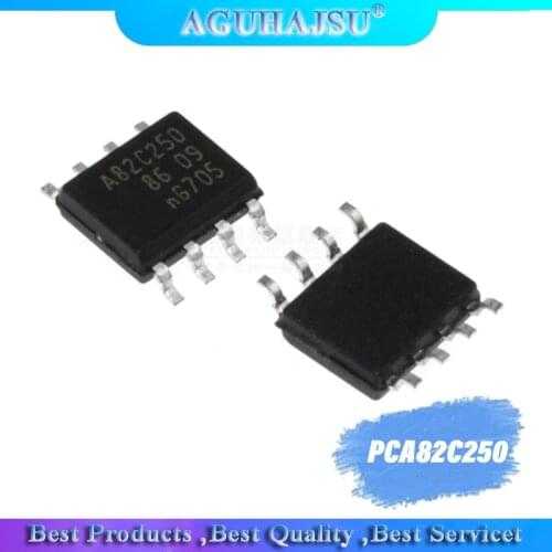 5PCS PCA82C250 A82C250 82C250 SOP-8 CAN Interface IC CAN CTRLR 170uA 5V new original