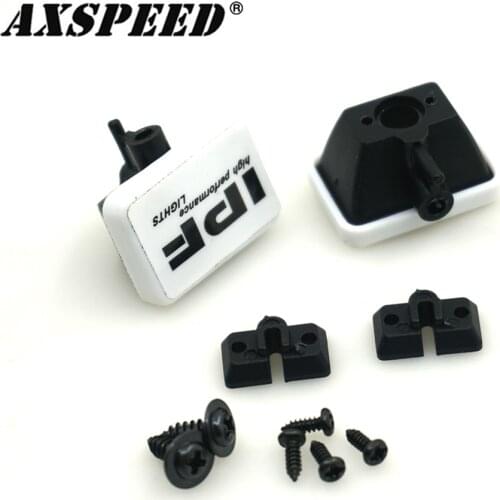 AXSPEED RC Car Lampshade Plastic Light Cover 20*14mm for 1/8 1/10 RC Crawler Axial SCX10 TRX4 HSP Redcat Tamiya D90 HPI