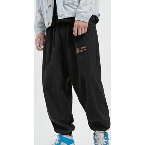 Summer Harlan Sports Ankle Length Pants Mens Casual Streetwear Breathable Loose Mid-Waist Drawstring Gym Jogging Trousers MA072