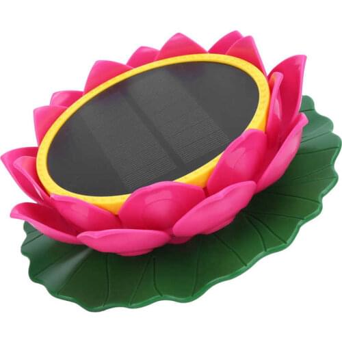 Buddha Singing Player Pink Lotus-Style Solar Ground-Zombie Scripture Rainproof Sing Machine Temple Chanting Tools