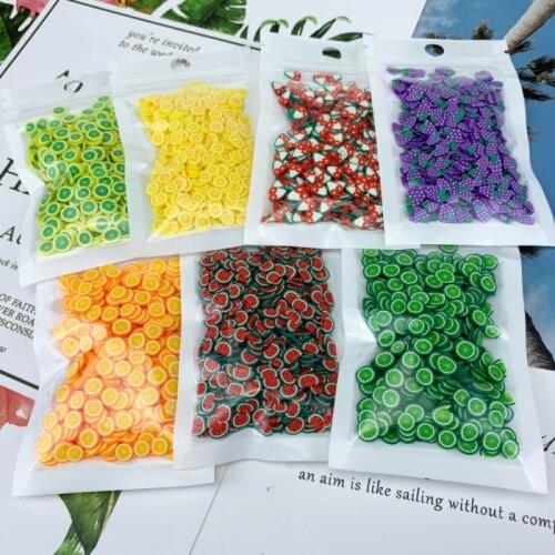 DIY Soft Pottery Decoration Lip Gloss Manicure Base Glue Cartoon Fruit Piece Filler Manual Base Glue Nail Art Decoration