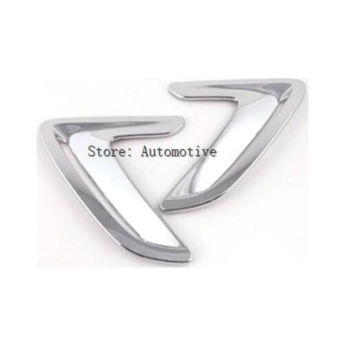 For BMW 3 Series GT Gran Turismo F34 Air Vent Cover Hood Intake Bezel Fender ABS Chrome 3D Sticker 2013-2016 New Arrivals