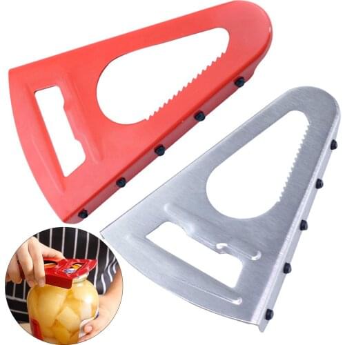 Multifunctional Home Gourd-shaped Can Opener Jar Bottle Wrench Non-Slip Twist Cap Grip Corkscrew Lid Cover Removal Kitchen Tool