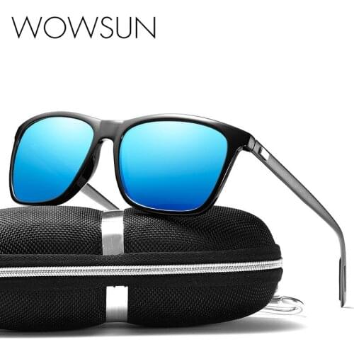 Mens and Womens Aluminum Polarized Sunglasses Classic Brand Coated Driving Lenses