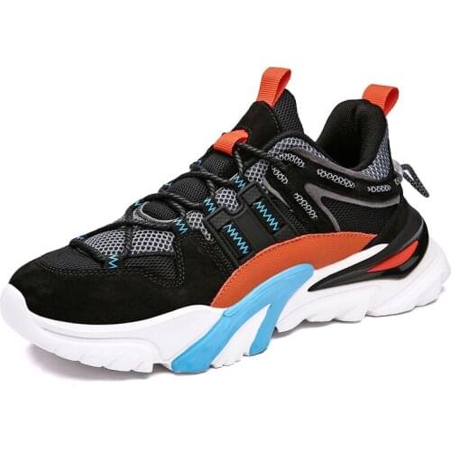 Non-Slip Running Mens Shoes Breathable Mesh Man Sneakers Spring Autumn Male Sports Athletic Lace Up Walking Trainers Size 9 10