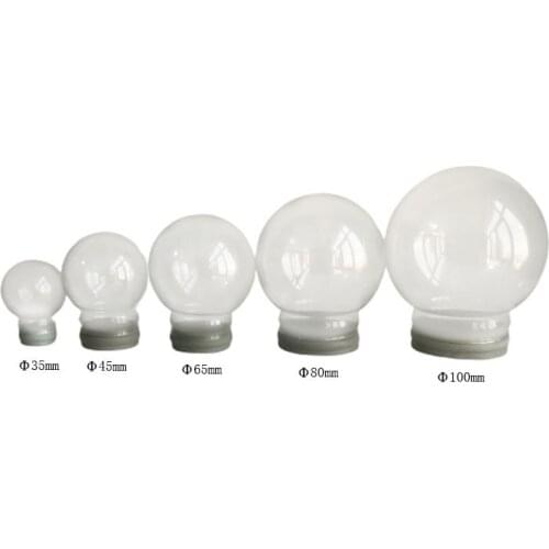 Promotional Gift 45/65/80100/120 mm Diameter DIY Empty glass snow globe Crystal Ball Glass Birthday Wedding Valentines Day