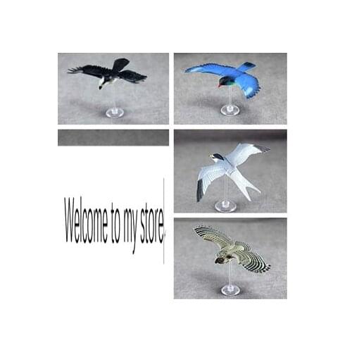 Pvc figure model toy Simulation animal model bird fox pig turtle bat poison frog 5pcs/set