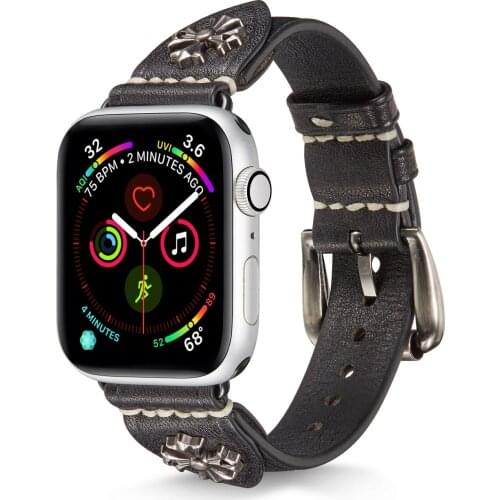 Retro Leather watch band strap for apple watch 1 2 3 4 5 iwatch watchbands 38mm 42mm 40mm 44mm