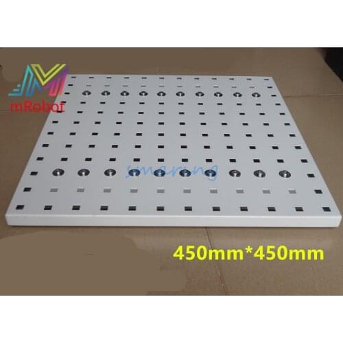 Smart Car Steel 450mmx450mm*1.7mm Remote Control Car DIY Robot Chassis Accessory for Toy