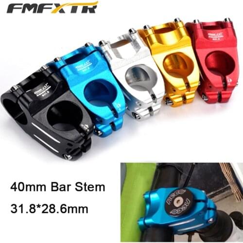 FMFXTR High-strength Bicycle Stem 31.8mm Aluminium Alloy 40mm Short bike Handlebar Stems BMX MTB Stem Cycling Part