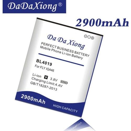 Da Da Xiong high capacity 2900mAh BL4019 Li-ion Phone Battery for FLY IQ446 Mobile Phone Battery