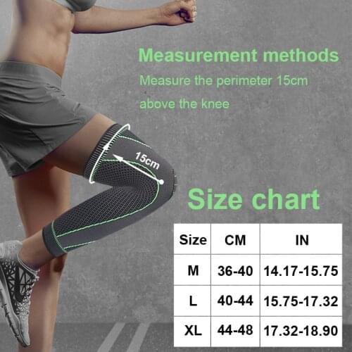 2020 Knee Sleeve Power Lifting Weight Patella Support Brace Protector New Knee Pads Men Gym Sports Socks