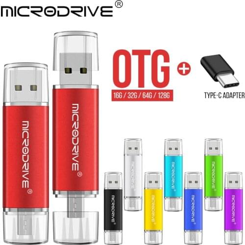 3 in 1 Metal type-c usb flash 8GB 16GB 32GB 64GB 128gb Usb Flash Drive memory stick Pendrive OTG flash USB2.0 for type-c phone