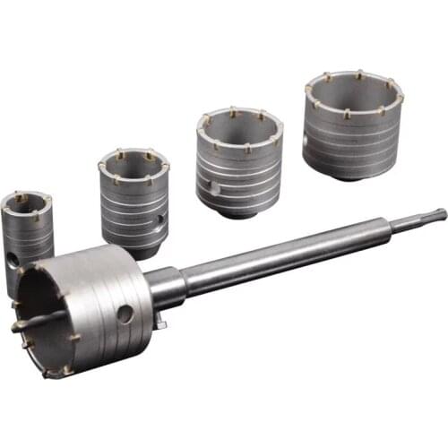 30-160mm sds plus concrete cement stone wall hole saw cutter Wall Air Conditioner pipe Hole opener electric hammer adapter tool