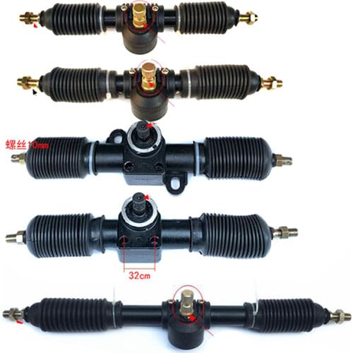 1 pcs 300mm/3200mm Power Steering Gear Shaft Rack Pinion Assembly For DIY China Go Kart Buggy Karting ATV UTV Bike Parts