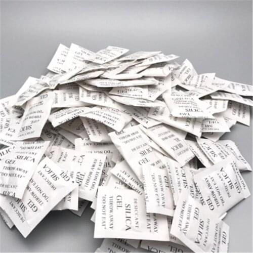 50pcs/lot Desiccant Transparent Particle Silica Gel Dry Bags Non-toxic Environmental Protection Dehumidifier