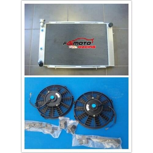 Aluminum Radiator + FAN For 1980-1984 Holden V8 WB Statesman 1983 1982 1981 1980 80 81 82 83