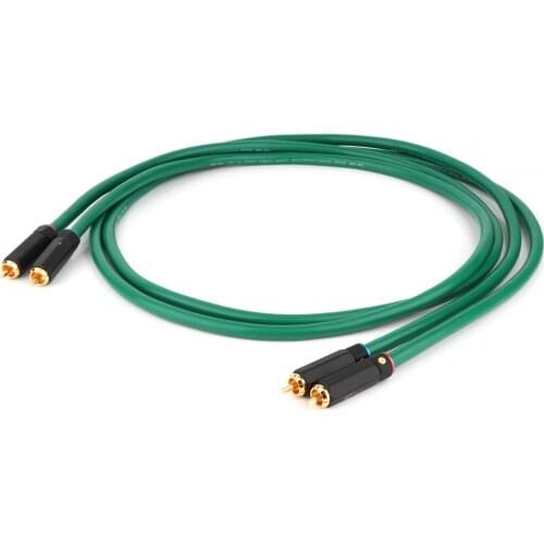 MCINTOSH 2328 Hifi audio Interconnect cable Gold-plated 2RCA Cable 6N OFC RCA Male to Male Audio Cable hi-end signal wire