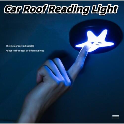 Wireless Led Usb Car Roof Star Reading Light Touch Type Indoor Lamp For Toyota Camry REIZ COROLLA EZ PRODO VENZA HIGHLANDER RAV4