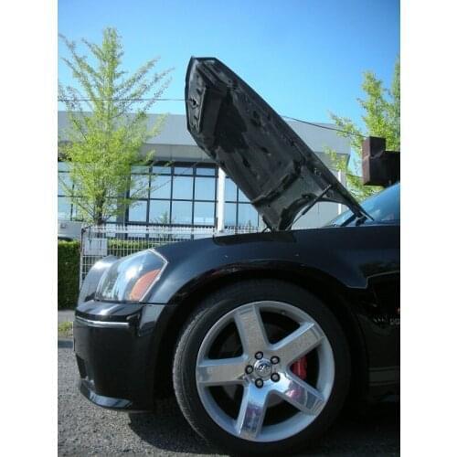 For 2005-2008 DODGE MAGNUM SRT8 Front Hood Bonnet Gas Struts Lift Support Shock Damper Carbon Fiber