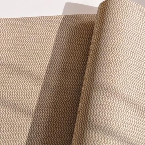 GREENLAND Small Wave Engineered Wood Veneers Size 250x58CM Boat Decking Furniture Guitar