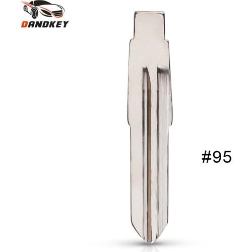 Dandkey NO.95 Metal Blank Uncut Flip KD Car Remote Folding Key Blade Type #95 For Changan For BMW Mini Key Blade