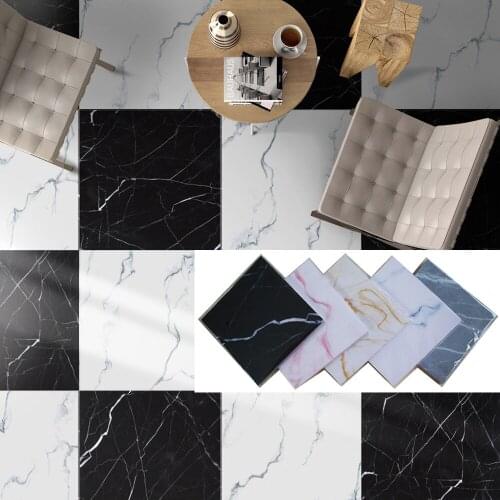 Marble floor 3D stereo wall sticker Self-sticking ceramic tile Renovation waterproof Wear resistant home decoration Floor patch