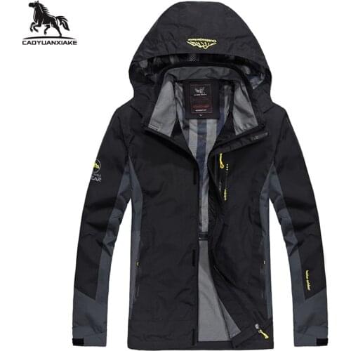 Windbreakers Jacket Men 6XL 7XL 8XL spring autumn New mens windbreaker Thin Splicing Hooded jackets coat casual Mens coats 8878