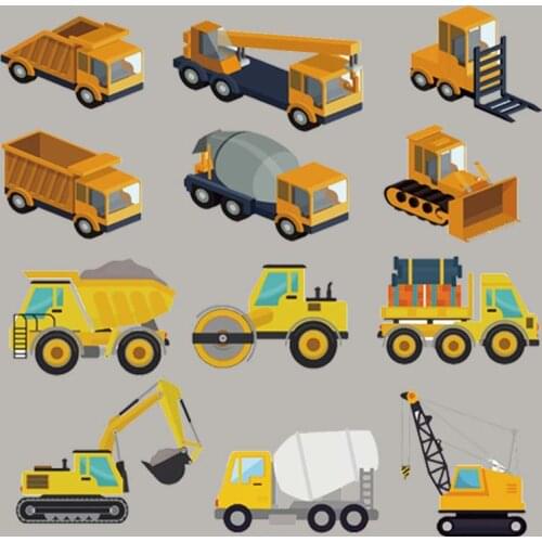 Boy Cars Cartoon Patch Fashion Appliqued Vinyl Diy Heat Transfer Tops Transfers For Clothing Easy Print By Household Irons